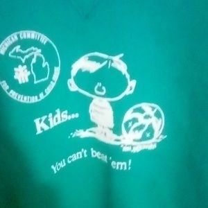 Vintage child abuse prevention sweater